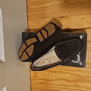 Sam Edelman black suede loafers